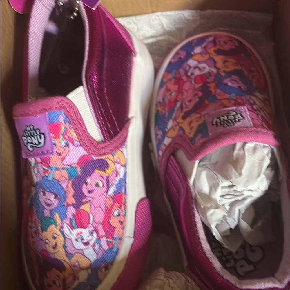Bold Purple and Orange Sneakers for Everyday Style My Little Pony Toddler shoes